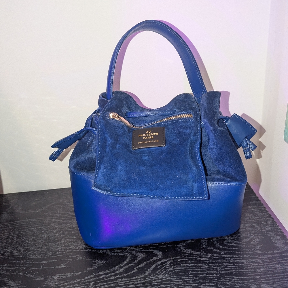 COPY - Royal Blue Bucket Bag